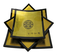 Set of 3 curve square dishes