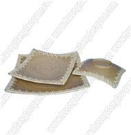 set of 3 square dishes