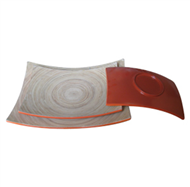 set of 3 rectangular plates