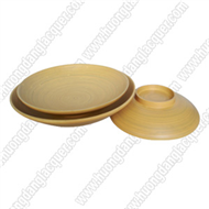 set of 3 round dishes