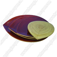 set of 4 leaf plates