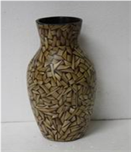 vase with incrusted bamboo