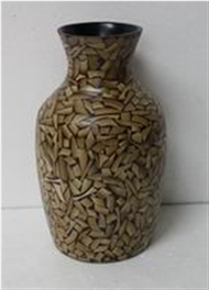 vase with incrusted bamboo