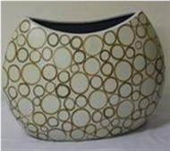 vase with incrusted bamboo