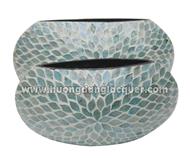 set of 2 lacquer vases